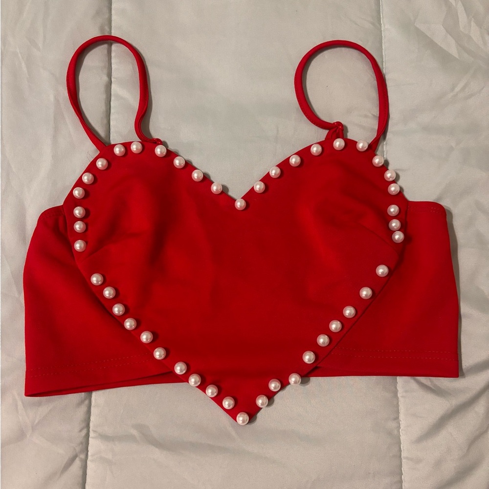 SHEIN Heart Top
